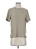 Open Edit 100% Polyester Solid Tan Short Sleeve T-Shirt Size XXS - photo 1