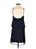 Mango 100% Polyester Solid Blue Cocktail Dress Size 2 - photo 2