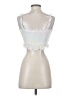 Storia 100% Cotton White Sleeveless Top Size S - photo 2