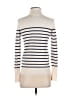 Zara Stripes Ivory Turtleneck Sweater Size M - photo 2