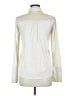 Patrizia Pepe Metallic Ivory Long Sleeve Blouse Size EU 40 / US 10 - photo 2