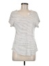 Apt. 9 Silver Short Sleeve Top Size M - photo 1