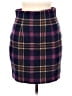 Assorted Brands Plaid Purple Casual Skirt Size L - photo 1