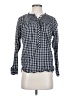 J.Crew 100% Cotton Checkered-gingham Blue Long Sleeve Blouse Size 4 - photo 1
