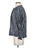 J.Crew 100% Cotton Checkered-gingham Blue Long Sleeve Blouse Size 4 - photo 5