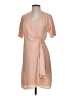 Mod Ref 100% Polyester Tan Pink Casual Dress Size S - photo 1