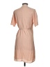 Mod Ref 100% Polyester Tan Pink Casual Dress Size S - photo 2