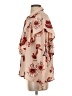 Leith 100% Polyester Floral Tan Long Sleeve Blouse Size M - photo 5