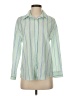 Unbranded Stripes Green Long Sleeve Blouse Size XS - photo 1