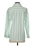 Unbranded Stripes Green Long Sleeve Blouse Size XS - photo 2