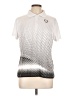 Assorted Brands 100% Polyester Silver Short Sleeve Polo Size L - photo 1