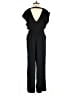 A New Day 100% Polyester Solid Black Jumpsuit Size XS - photo 2