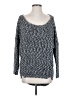 Express Outlet 100% Cotton Tweed Gray Pullover Sweater Size S - photo 1