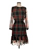 J.Crew Plaid Green Cocktail Dress Size S - photo 1