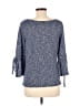 Allie & Rob Blue Pullover Sweater Size L - photo 2