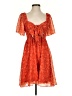 Madewell Paisley Orange Cocktail Dress Size XS - photo 1
