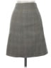 Babaton Plaid Gray Formal Skirt Size 00 - photo 1