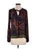 CAbi 100% Polyester Brown Long Sleeve Blouse Size XS - photo 1