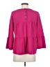 J.Crew Pink 3/4 Sleeve Blouse Size S - photo 2