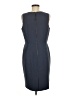 Ann Taylor LOFT Solid Gray Blue Cocktail Dress Size 10 - photo 2