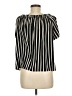 French Connection 100% Polyester Black Short Sleeve Blouse Size M - photo 2