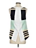 Troubadour 100% Polyester Green Sleeveless Blouse Size 0 - photo 2