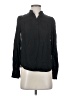 Vineyard Vines Black Long Sleeve Silk Top Size XXS - photo 1