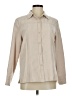 Relativity 100% Polyester Tan Ivory Long Sleeve Blouse Size M - photo 1