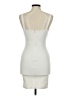 Soprano Solid Ivory Cocktail Dress Size M - photo 2