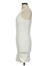 Soprano Solid Ivory Cocktail Dress Size M - photo 5