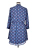 Daniel Rainn 100% Polyester Paisley Blue Casual Dress Size XL (estimated) - photo 2