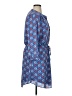 Daniel Rainn 100% Polyester Paisley Blue Casual Dress Size XL (estimated) - photo 4