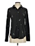 H&M 100% Polyester Stars Black Long Sleeve Blouse Size XS - photo 1