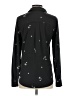 H&M 100% Polyester Stars Black Long Sleeve Blouse Size XS - photo 2