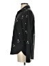 H&M 100% Polyester Stars Black Long Sleeve Blouse Size XS - photo 5
