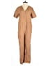 Everlane 100% Linen Solid Brown Jumpsuit Size 0 - photo 1
