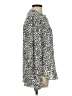 Ann Taylor LOFT Animal Print Ivory Long Sleeve Blouse Size M - photo 4
