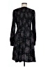 Unbranded 100% Polyester Print Black Casual Dress Size 12 - photo 1