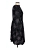 Unbranded 100% Polyester Print Black Casual Dress Size 12 - photo 4