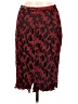 Madeleine 100% Polyester Floral Red Casual Skirt Size M - photo 2