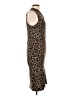 Tory Burch Animal Print Brown Cocktail Dress Size L - photo 4