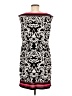 Jessica Howard Graphic Black Cocktail Dress Size M - photo 2