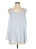 Torrid 100% Polyester Blue Sleeveless Blouse Size Lg Plus (0) - photo 1