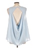 Torrid 100% Polyester Blue Sleeveless Blouse Size Lg Plus (0) - photo 2