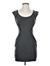 Express Solid Gray Casual Dress Size 0 - photo 1