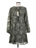 Boohoo 100% Polyester Gray Casual Dress Size 4 - photo 1