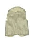Copper Key 100% Polyester Ivory Faux Fur Vest Size 7 - 8 - photo 2