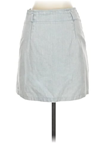 She + Sky Denim Skirt (view 2)