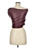 Shein Burgundy Sleeveless Blouse Size 6 - photo 2