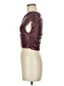 Shein Burgundy Sleeveless Blouse Size 6 - photo 5